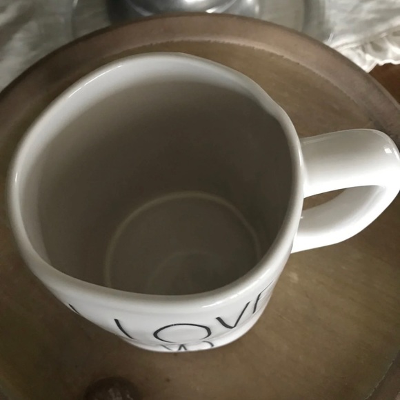 Rae Dunn I LOVE US white LL mug - Picture 2 of 2